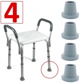 Rubber Ferrules For The Legs Of Shower Chair & Stools | PACK OF 4 |